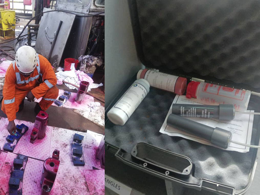 contrôle non destructif ( MPI et PT , VT)