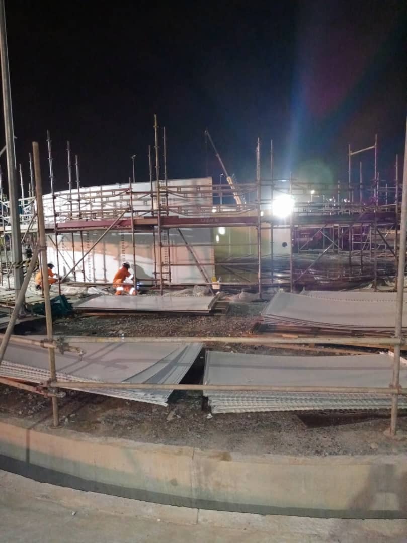 Construction métallique et soudage sur le site sosucam et golar LNG 18