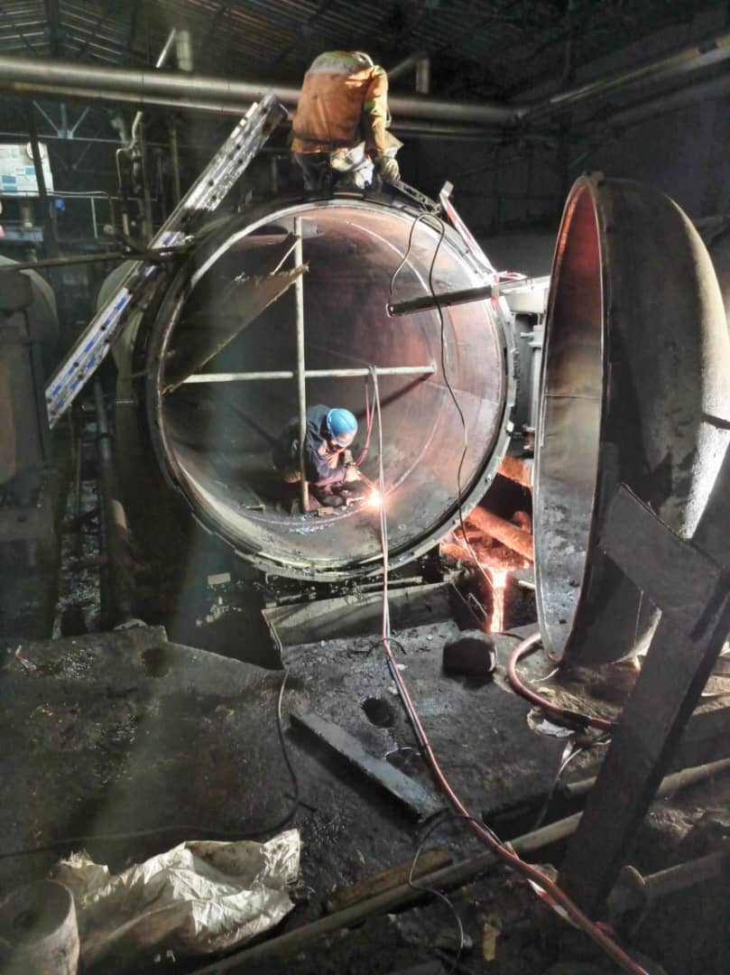 Construction métallique et soudage sur le site sosucam et golar LNG 20