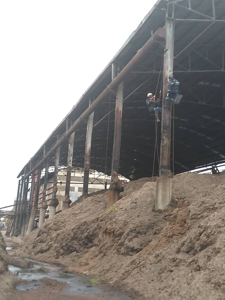 Construction métallique et soudage sur le site sosucam et golar LNG 29