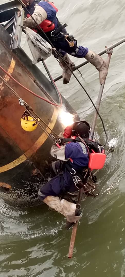 Construction métallique et soudage sur le site sosucam et golar LNG 7