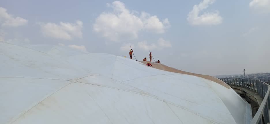 Lessivage stade olembe 4