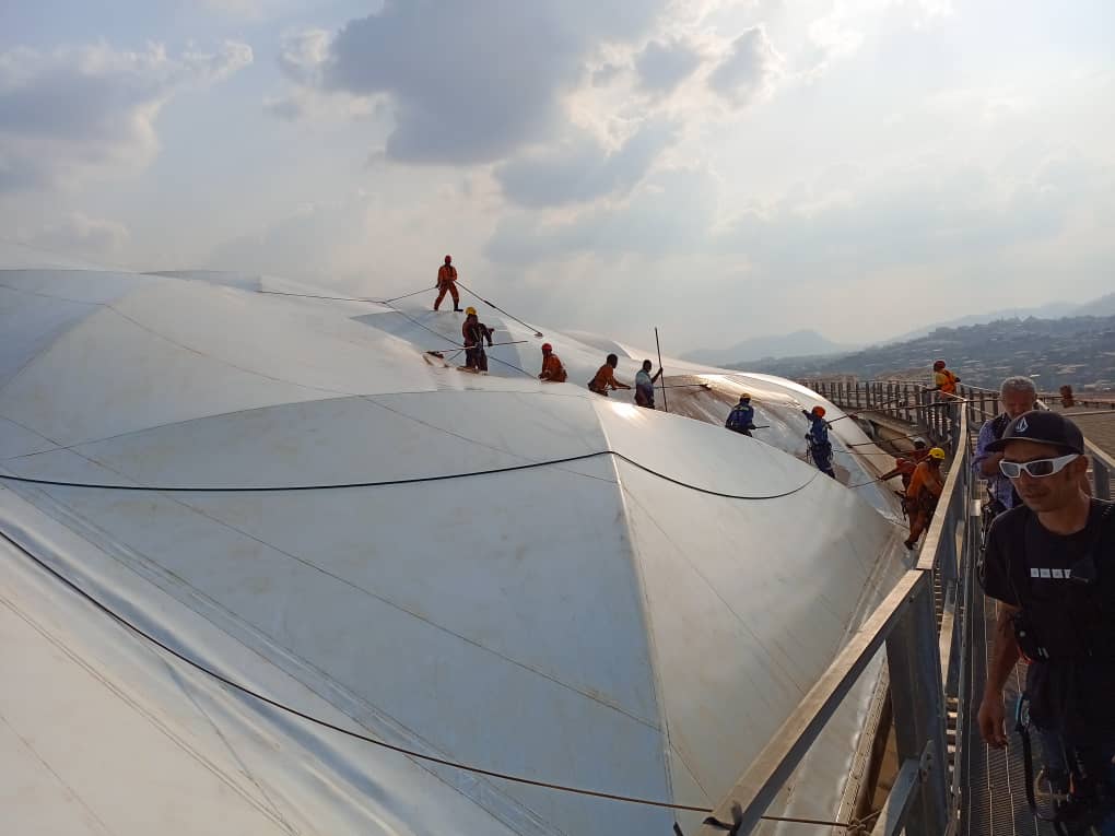 Lessivage stade olembe 5