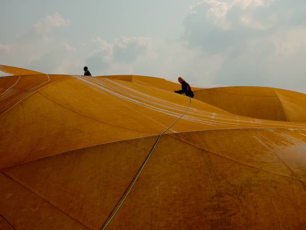 Lessivage stade olembe