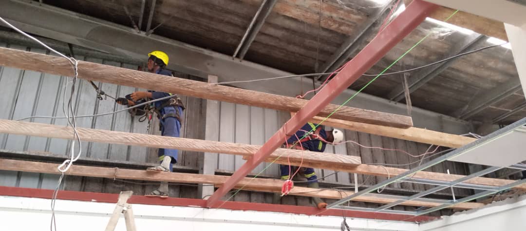 Mettoyage humide des bardages internes savonnière IBI