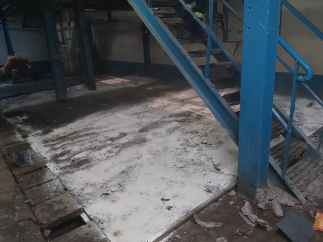 Travaux en génie civil et application de la peinture alimentaire à la zone sécheur de l'usine Mbandjock 12