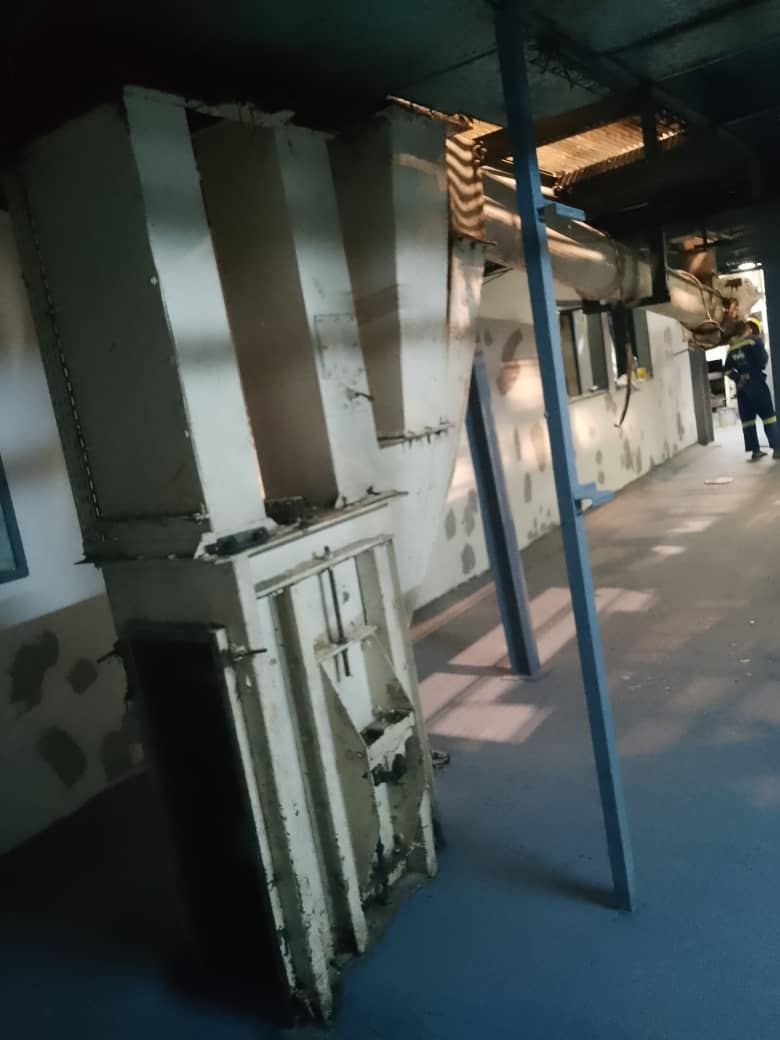 Travaux en génie civil et application de la peinture alimentaire à la zone sécheur de l'usine Mbandjock 22