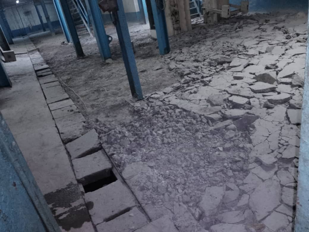 Travaux en génie civil et application de la peinture alimentaire à la zone sécheur de l'usine Mbandjock 7