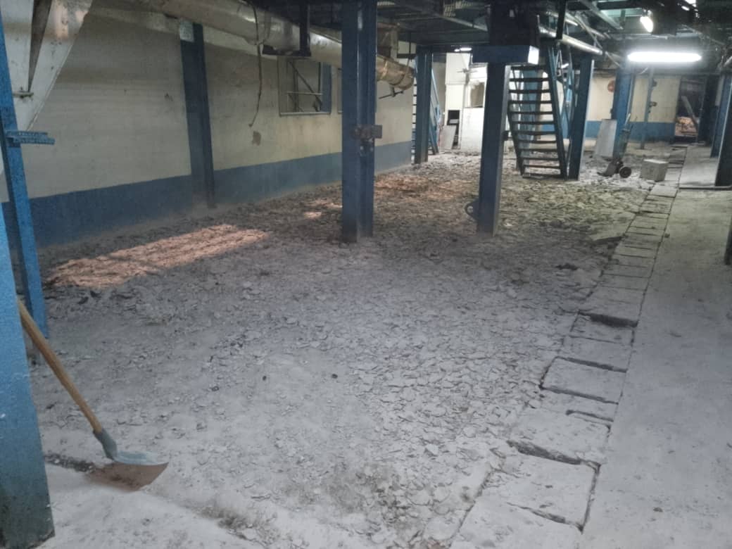 Travaux en génie civil et application de la peinture alimentaire à la zone sécheur de l'usine Mbandjock 9