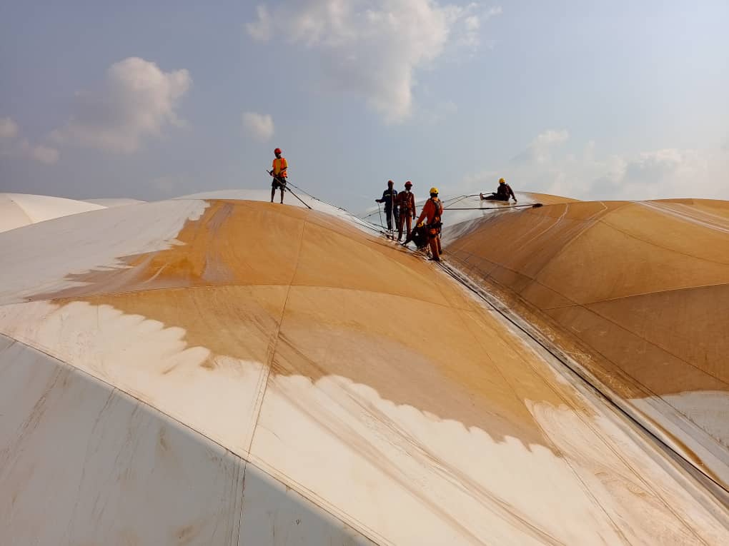 Lessivage systhématique du stade Olembe Yaoundé