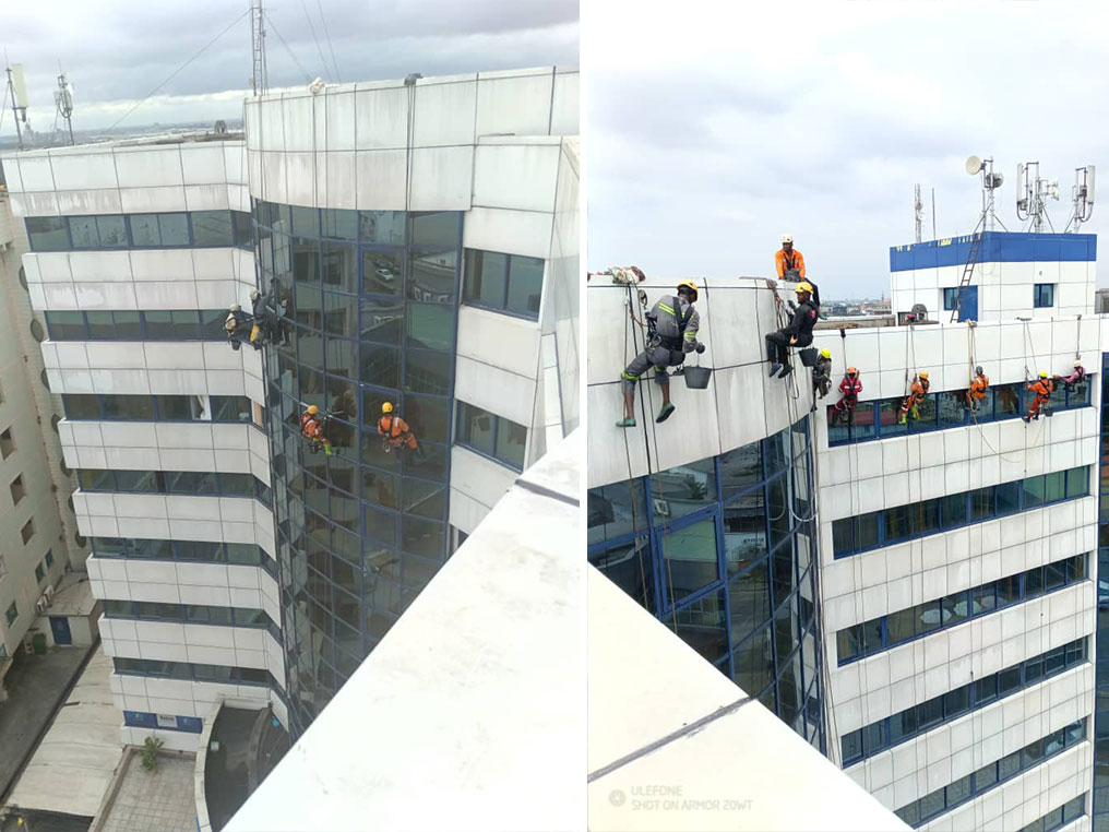 lessivage systhematique des façades de Activa Assurance