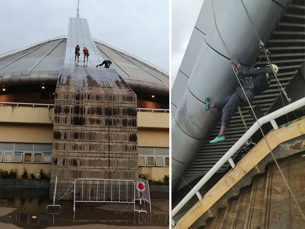 lessivage systhematique du palais de sport yaounde