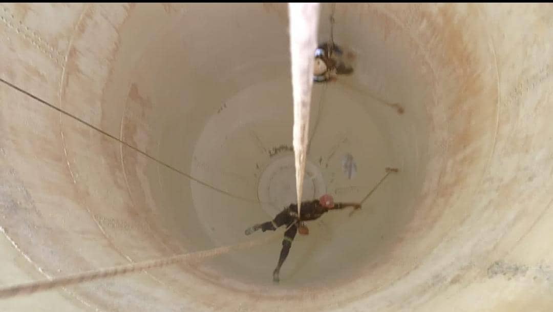 Nettoyage et peinture du Silo de blé Broli S.A